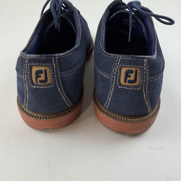 Footjoy FJ Club  Men’s 11W Spikeless Golf Shoes Navy Suede 79005 Casual Outdoor main image 4